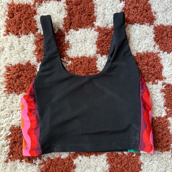 2 PC SET: Beach Riot Tessa Top & Megan Leggings In Tropical Wave - Small/Medium - Picture 4 of 11